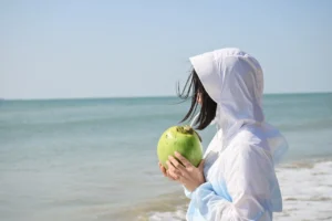 keep your skin healthy with the help of coconut water